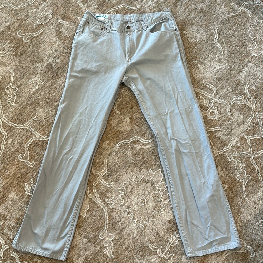 Costal Cotton Light Grey Dress Pants Size- 36/34